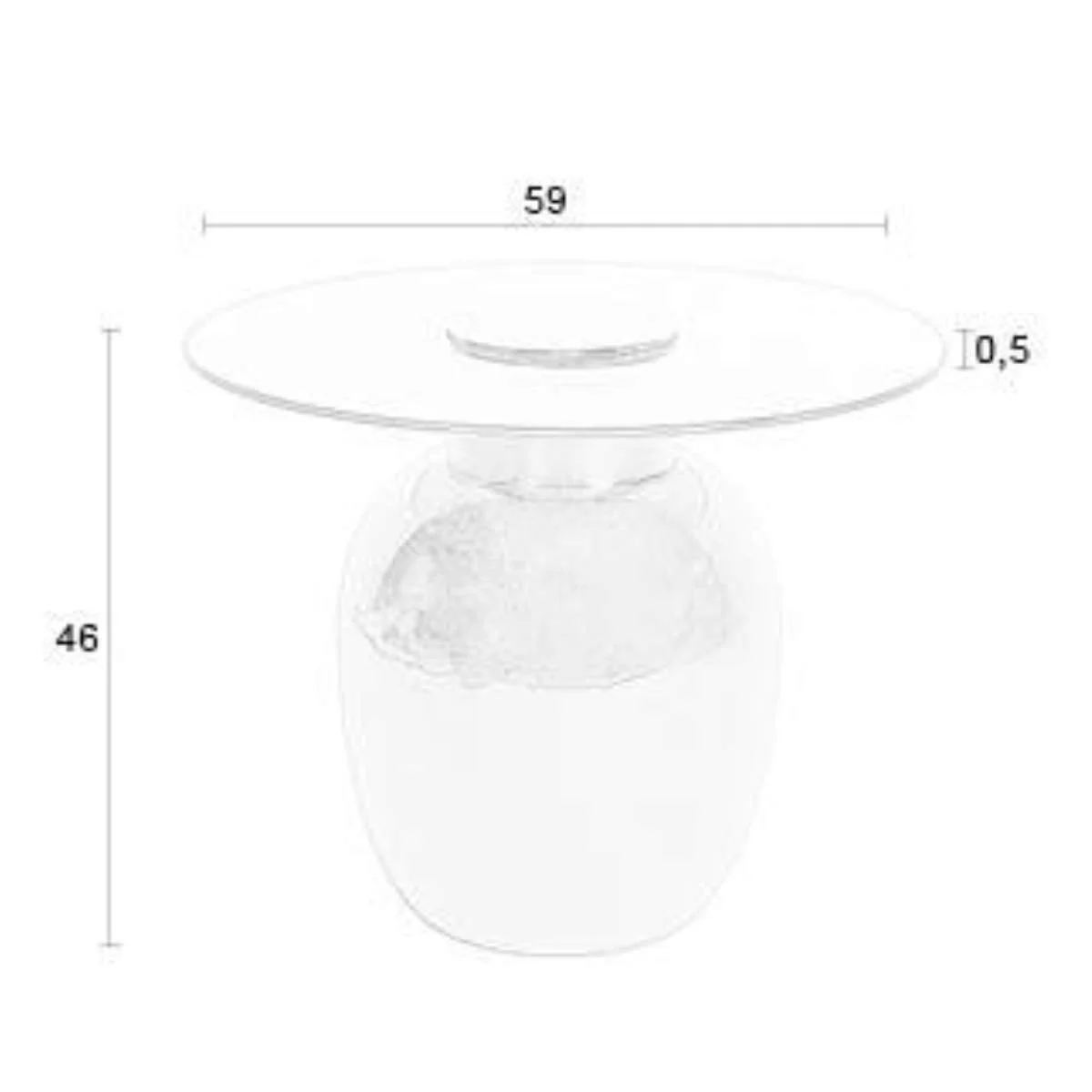 White Label Living Side Table Mohra - Image 8