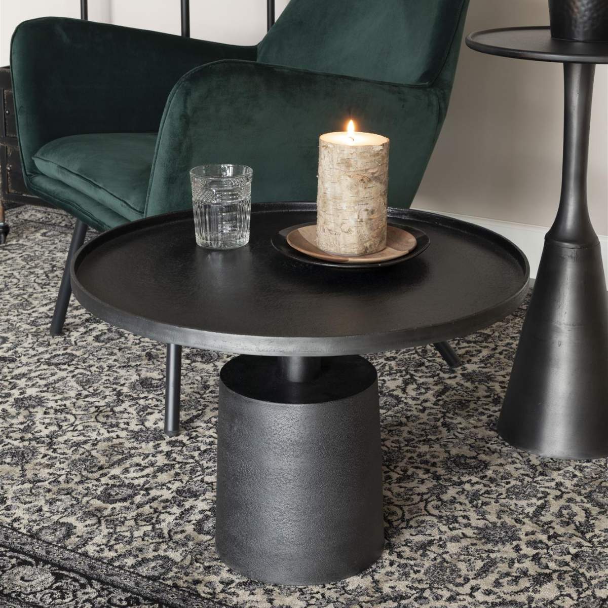 White Label Living Side Table Noah Antique - Image 14