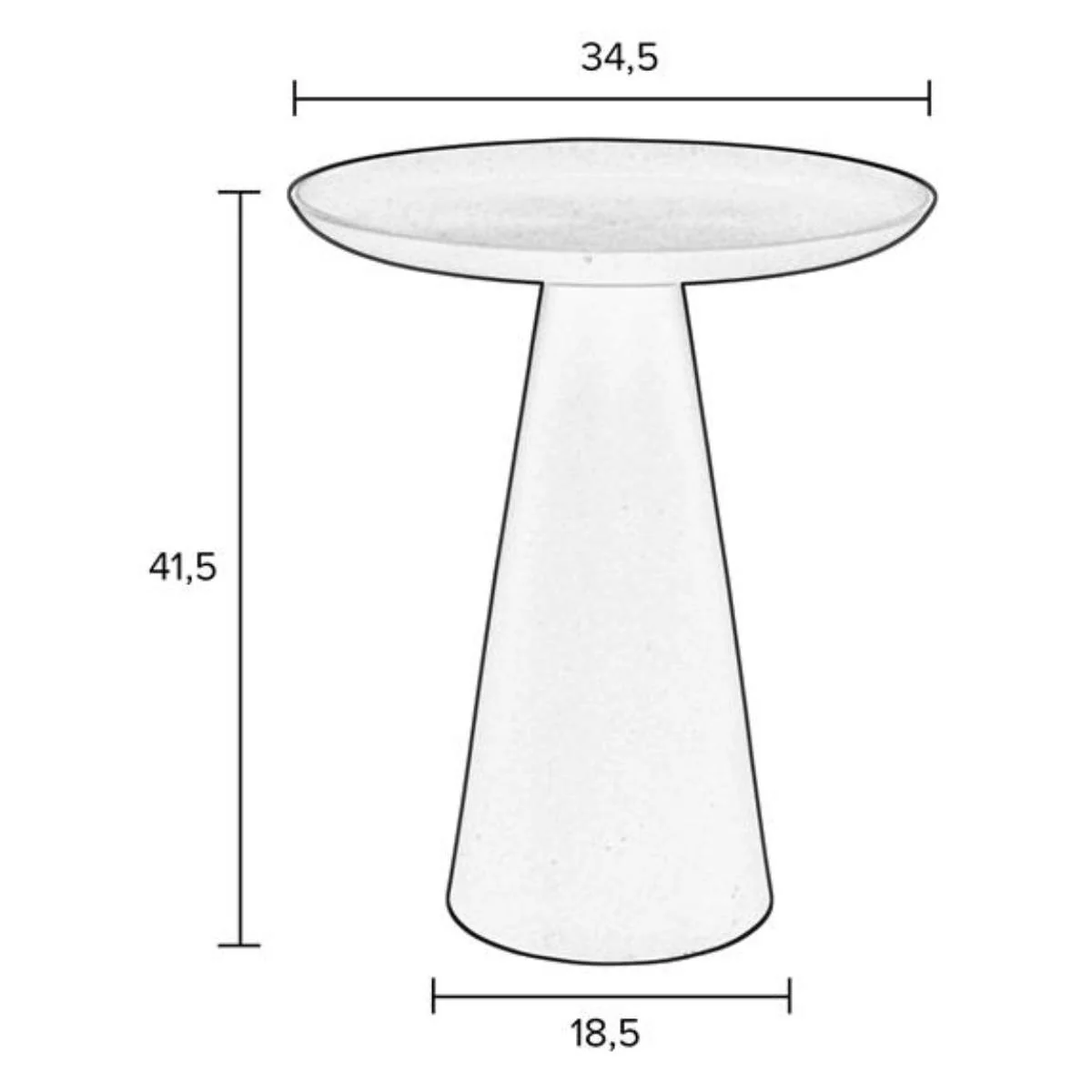 White Label Living Side Table Ringar - Image 9
