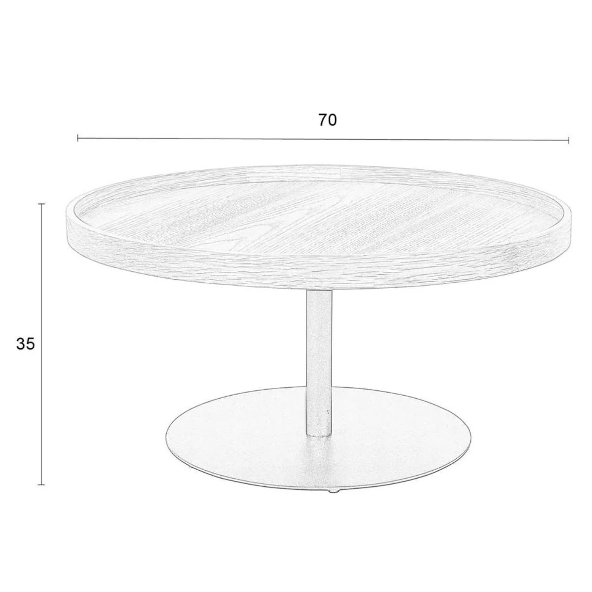White Label Living Side Table Yuri - Image 18