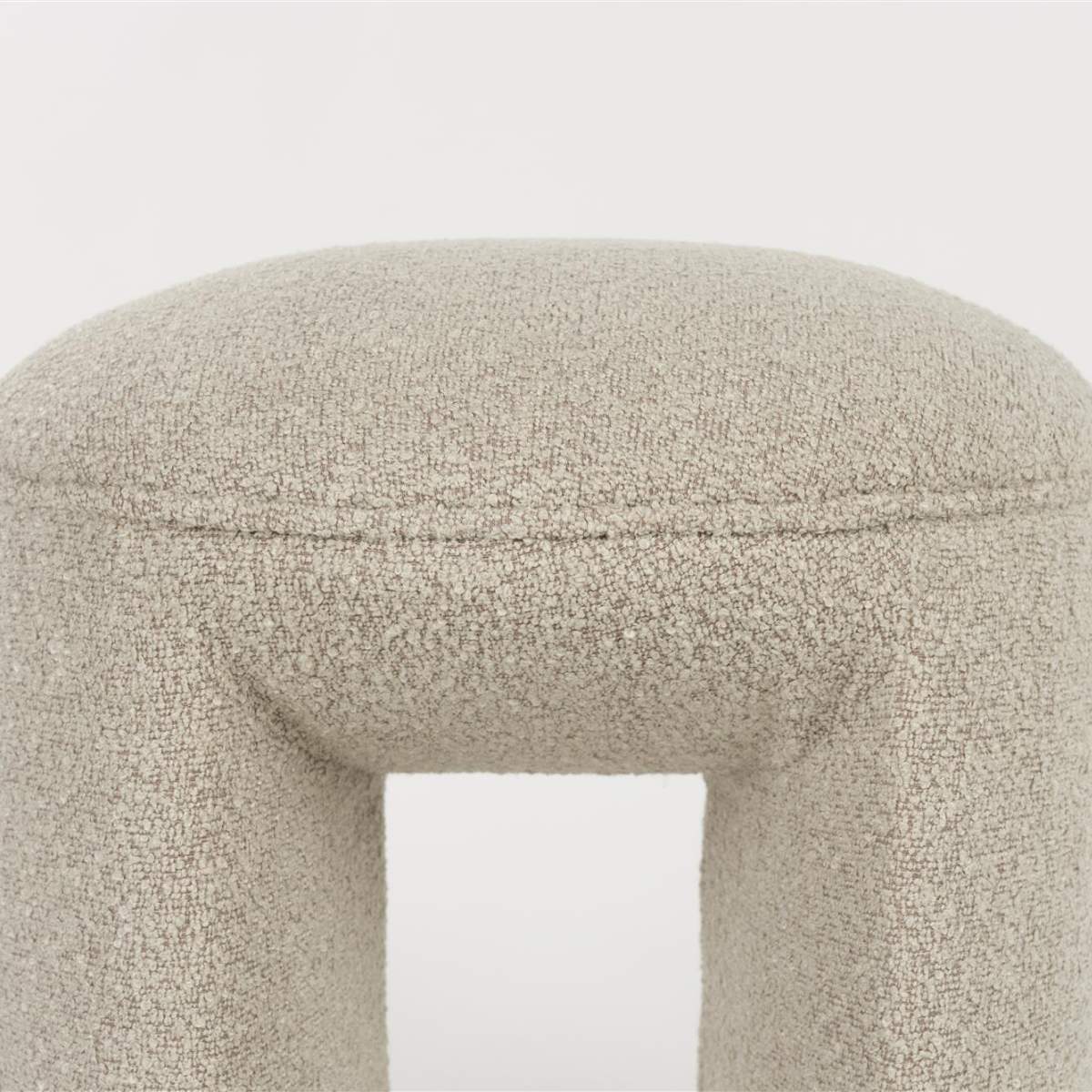 White Label Living Stool Noxx Beige - Image 3