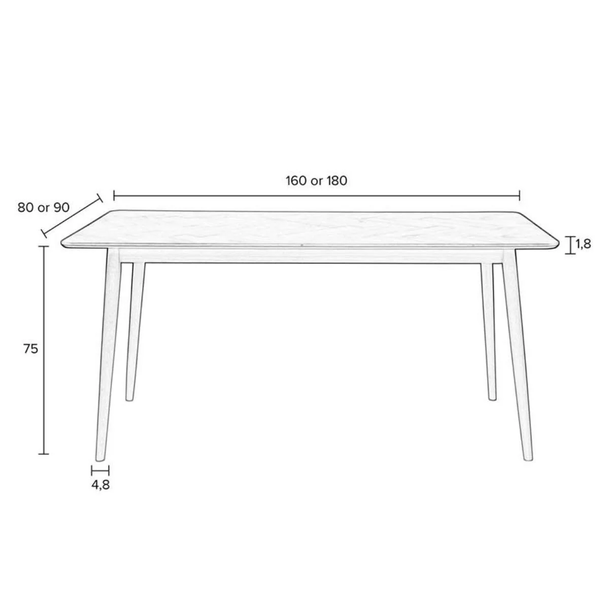 White Label Living Table Fabio - Image 84