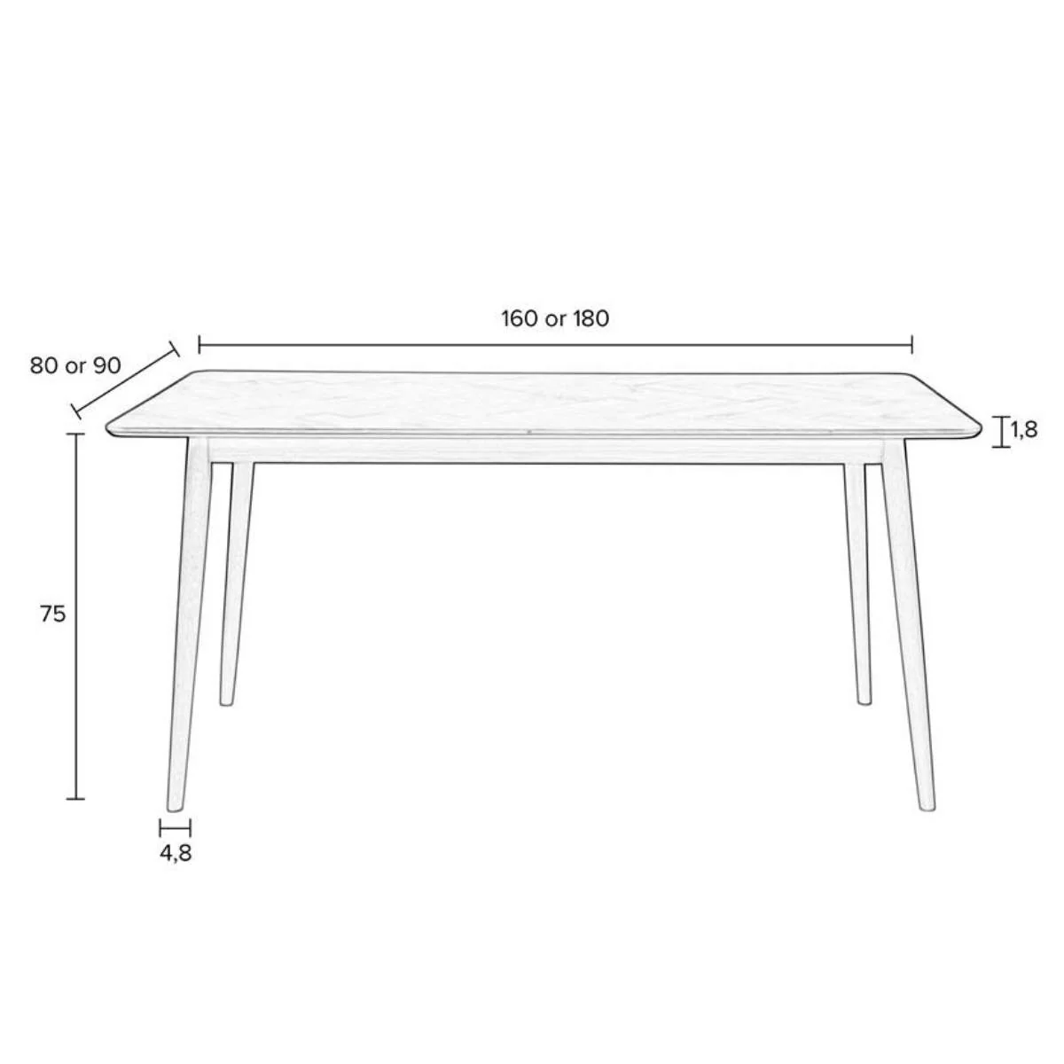 White Label Living Table Fabio - Image 87