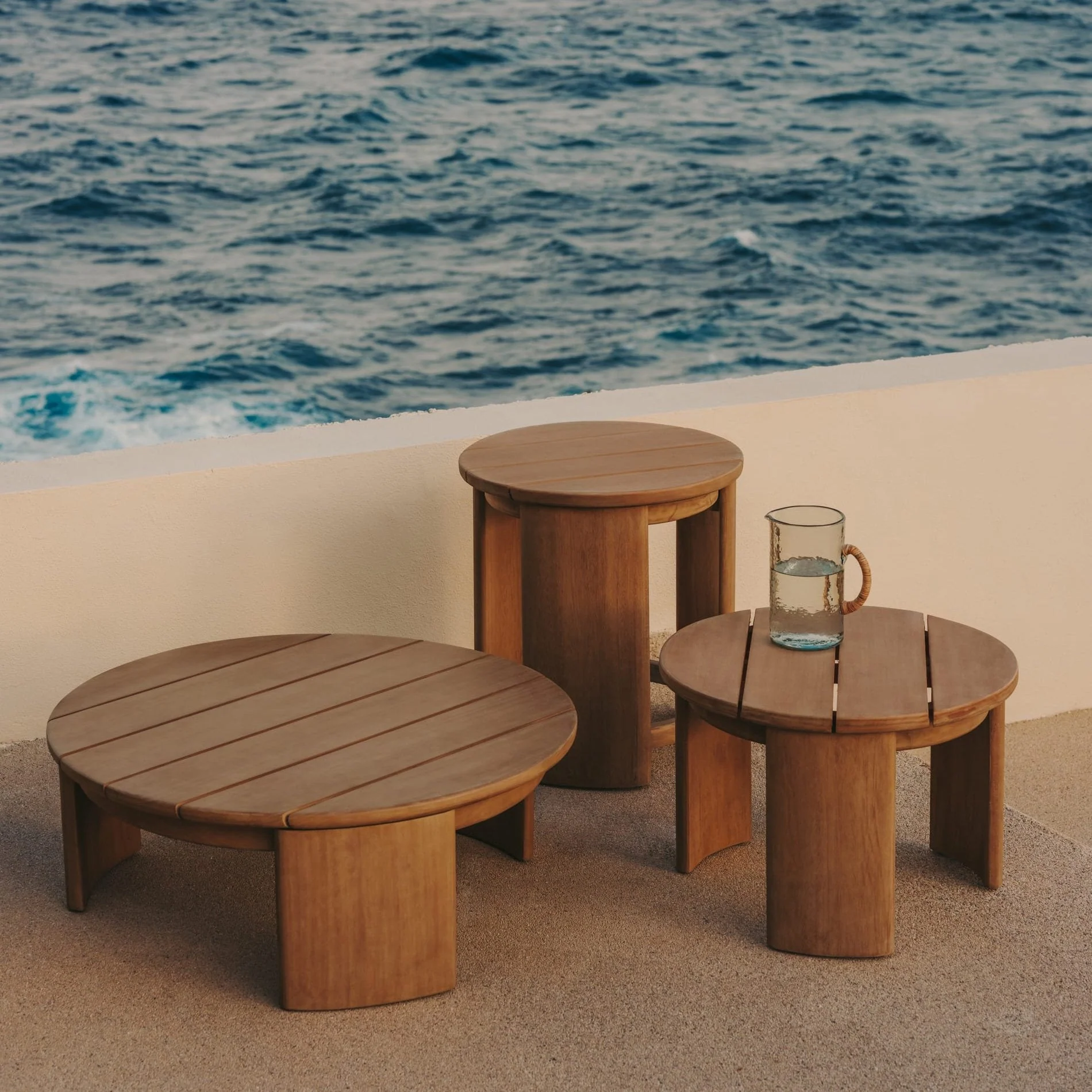 Kave Home Xoriguer Round Solid Eucalyptus Wood Dining Table - Image 3