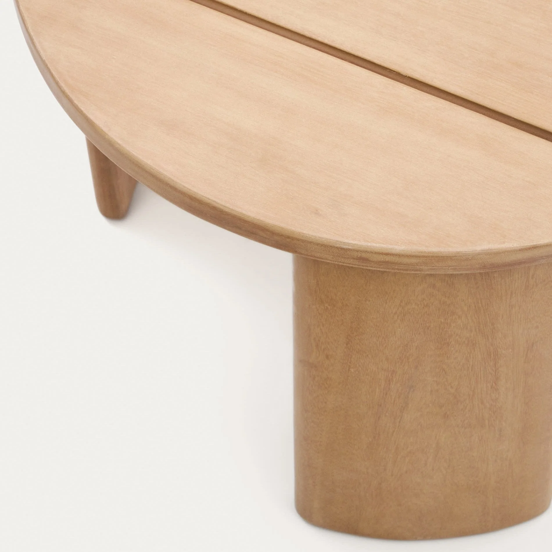 Kave Home Xoriguer Solid Eucalyptus Wood Table - Image 6