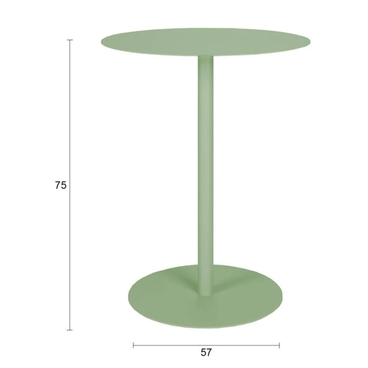 Zuiver Bistro Table Snow - Image 5