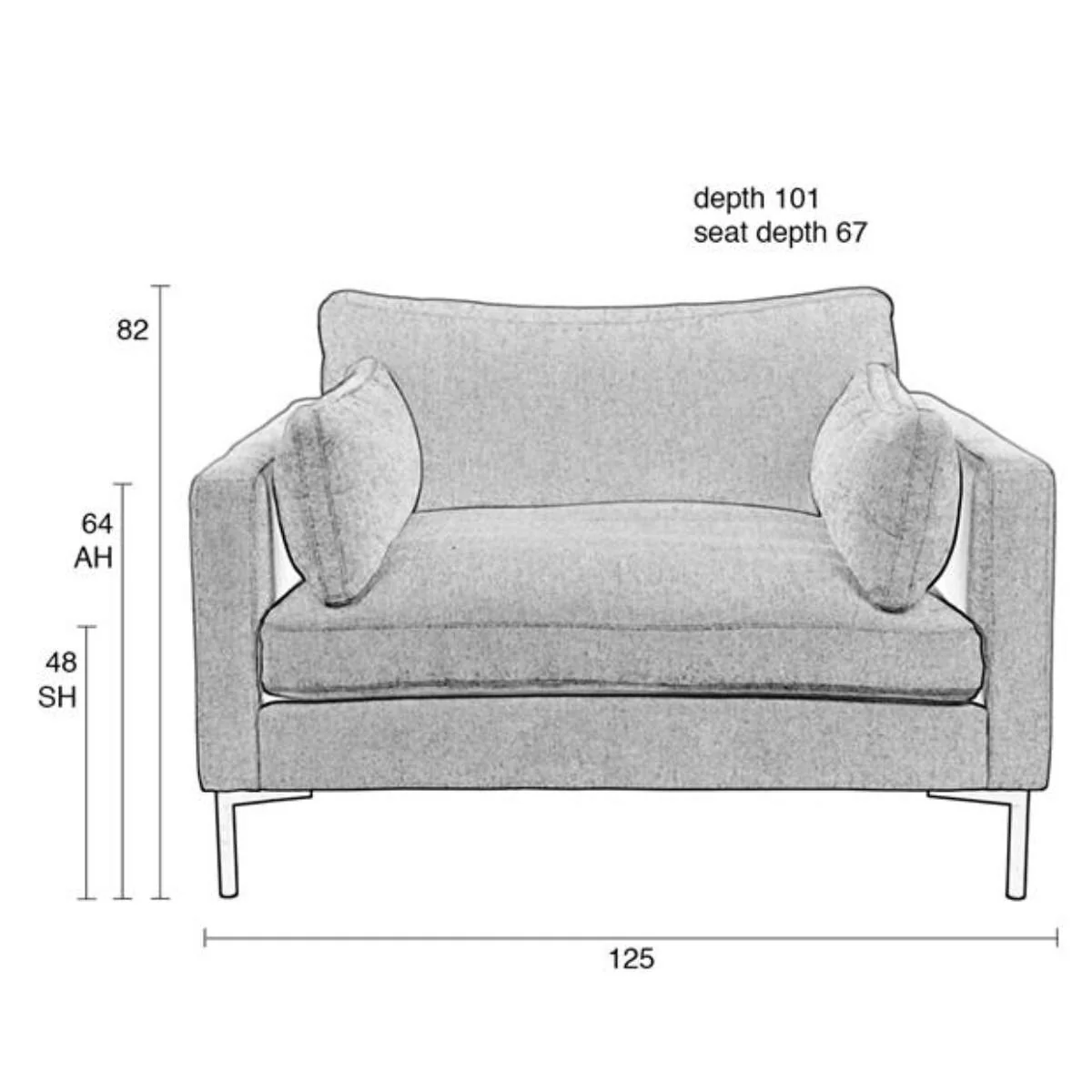 Zuiver Love Seat Summer - Image 15
