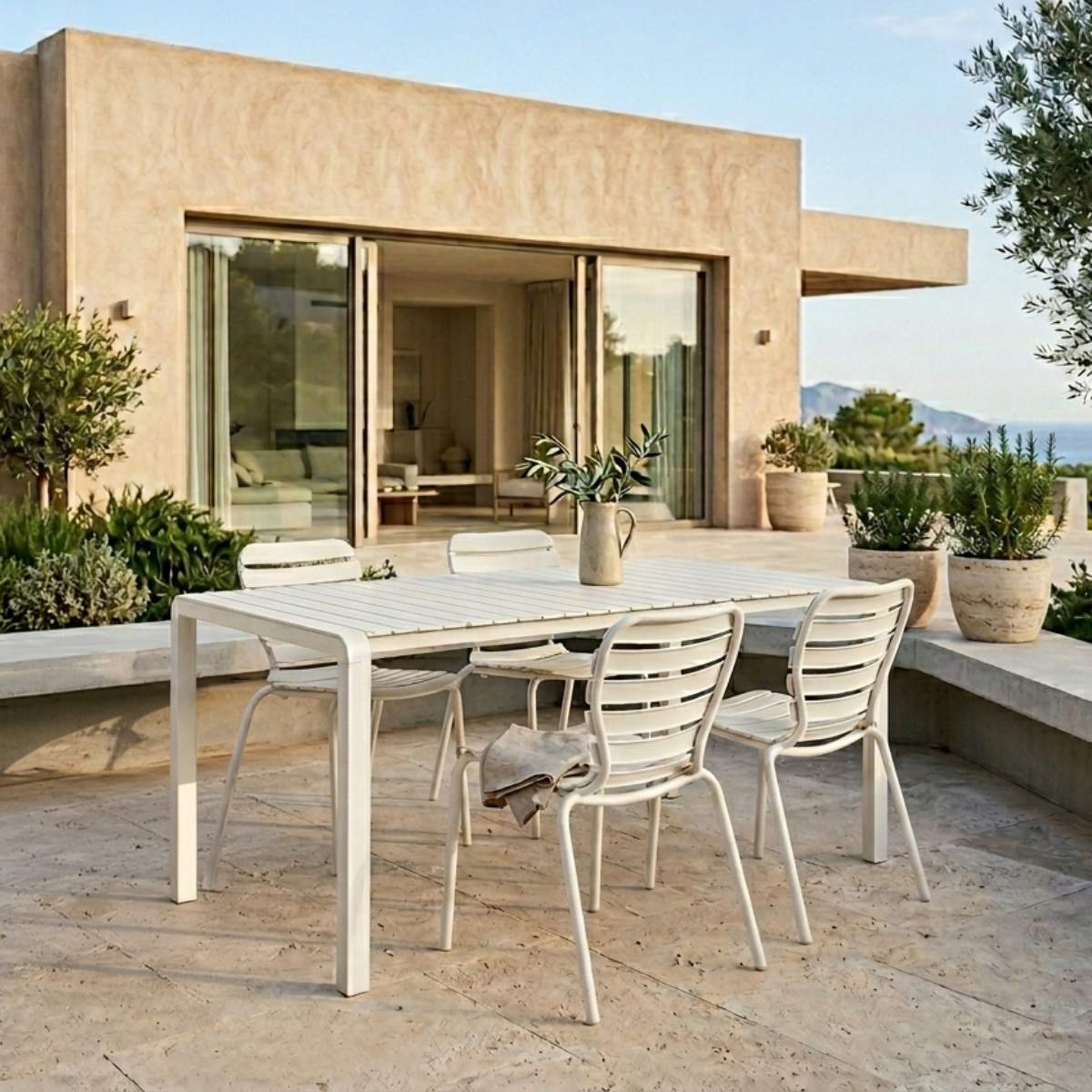 Zuiver Set Garden Table Vondel 168,5 + 4 Chair Vondel - Image 23