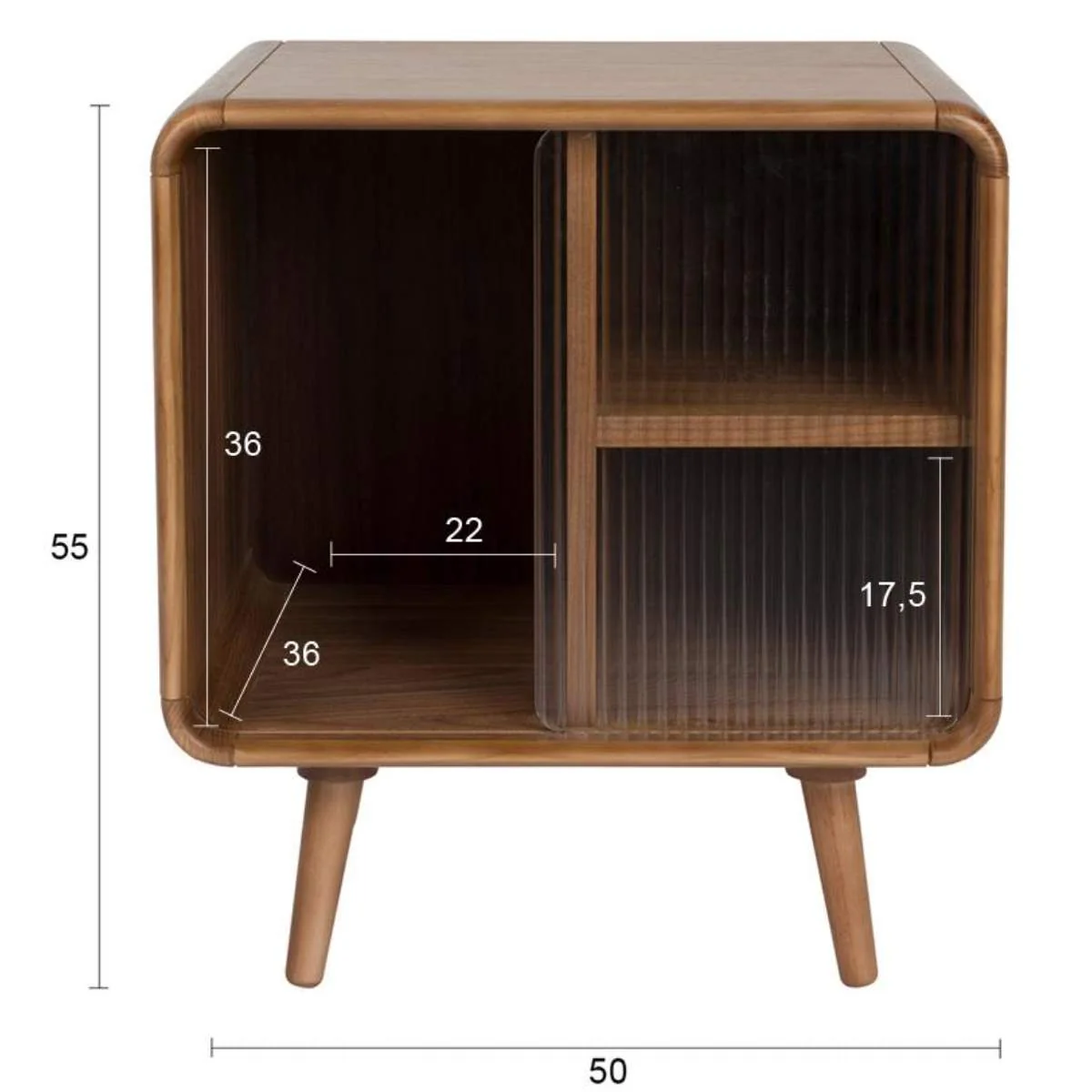 Zuiver Side Table / Bed Stand Rise - Image 12