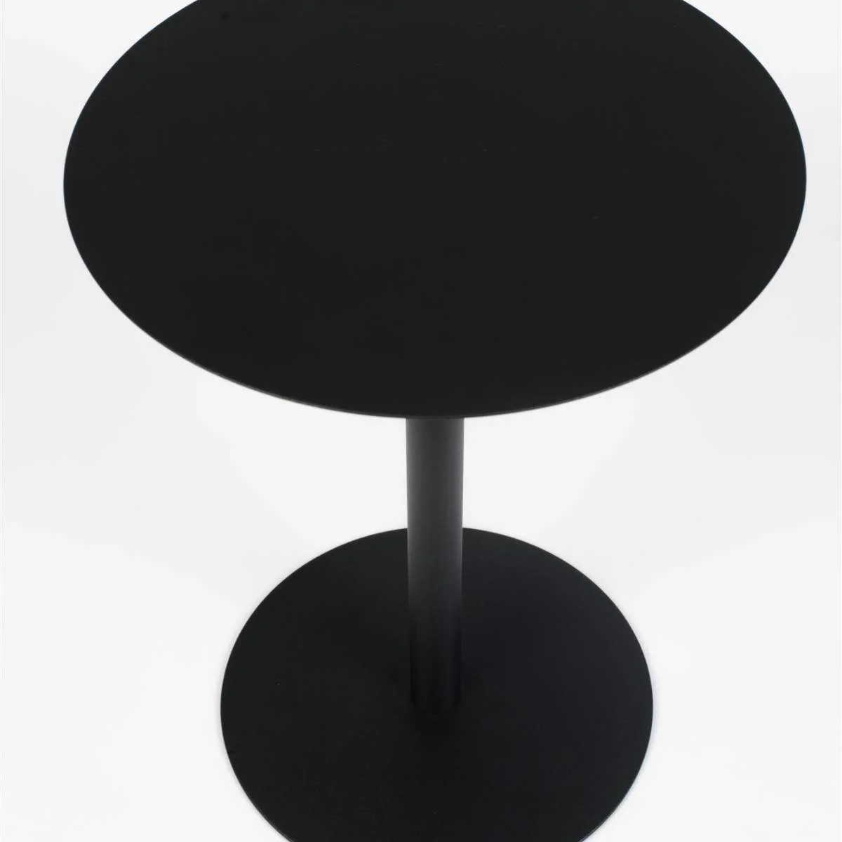 Zuiver Side Table Snow Black Round - Image 3