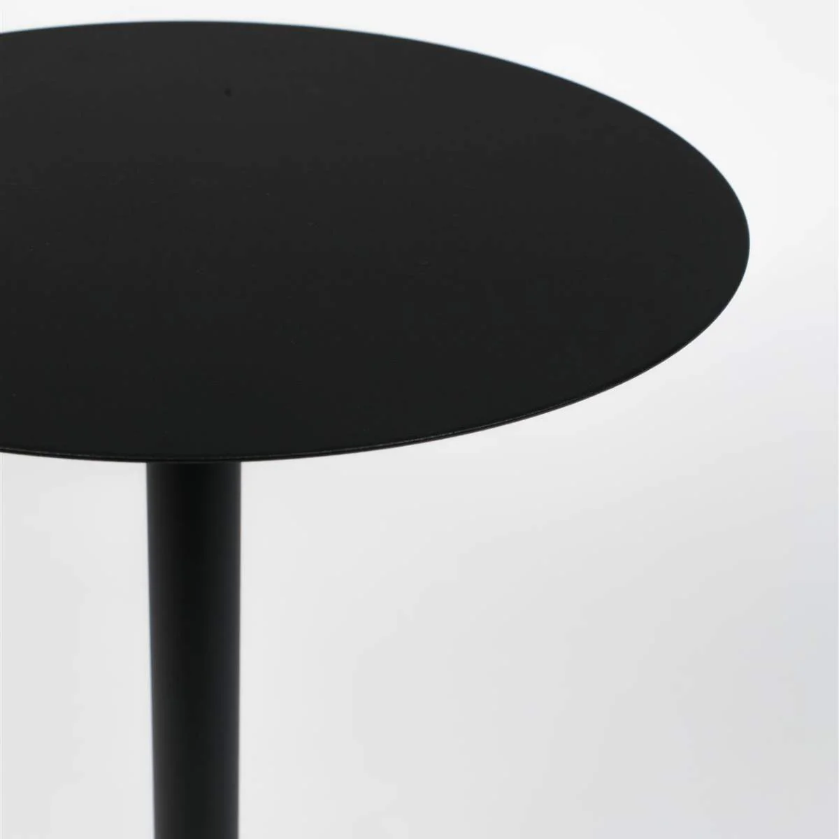 Zuiver Side Table Snow Black Round - Image 4