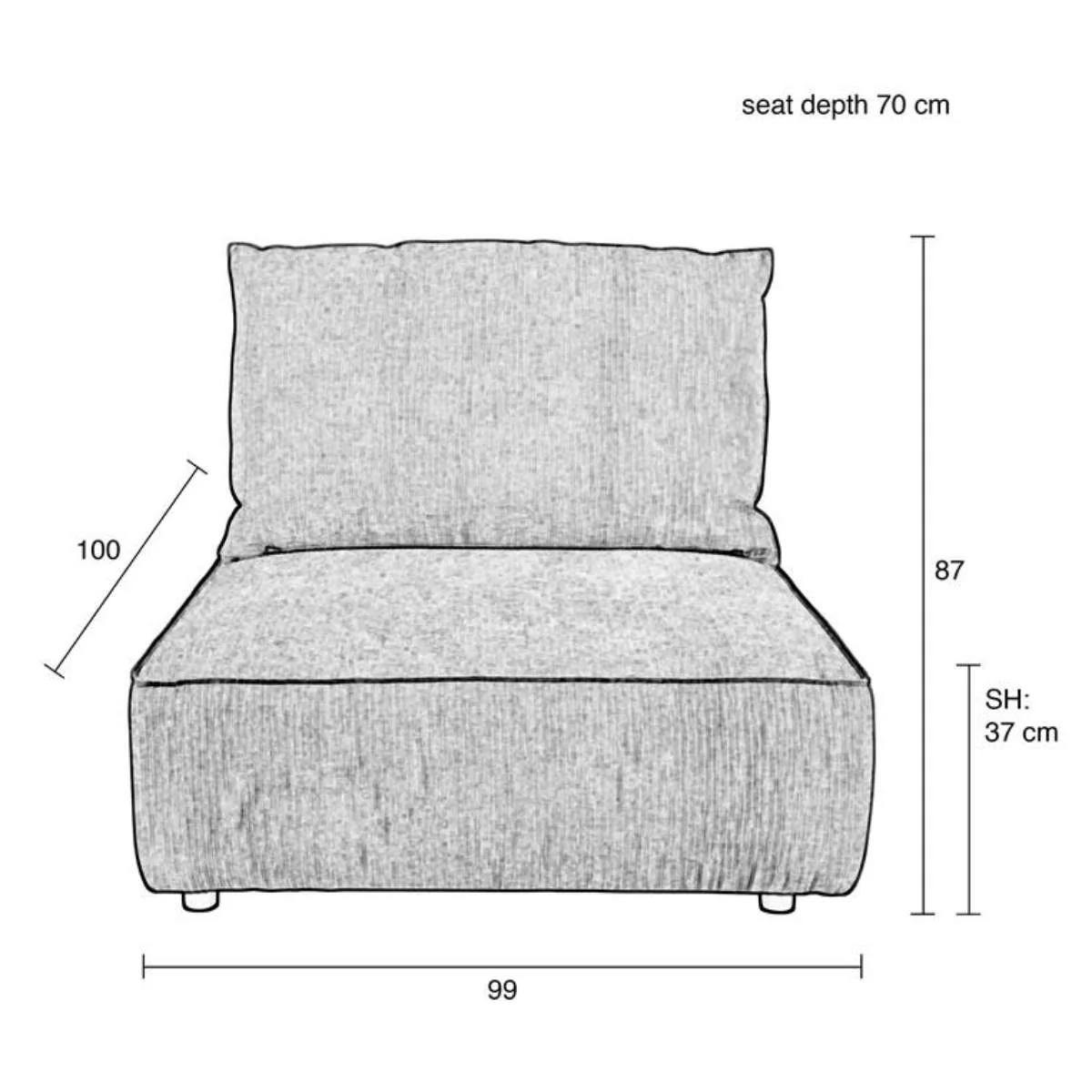 Zuiver Sofa Element Hunter - Image 17