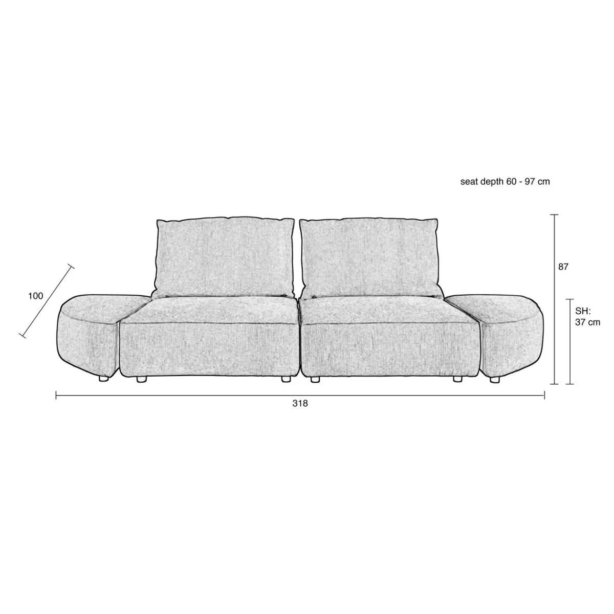 Zuiver Sofa Hunter - Image 7