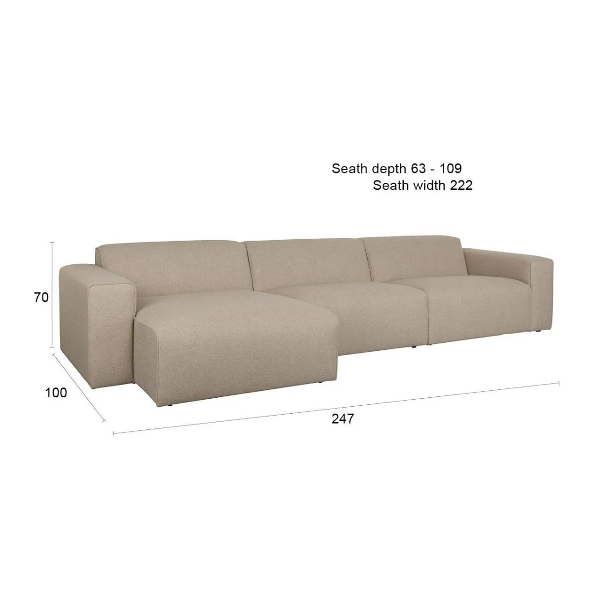 Zuiver Sofa Milka 3-Seater - Image 55