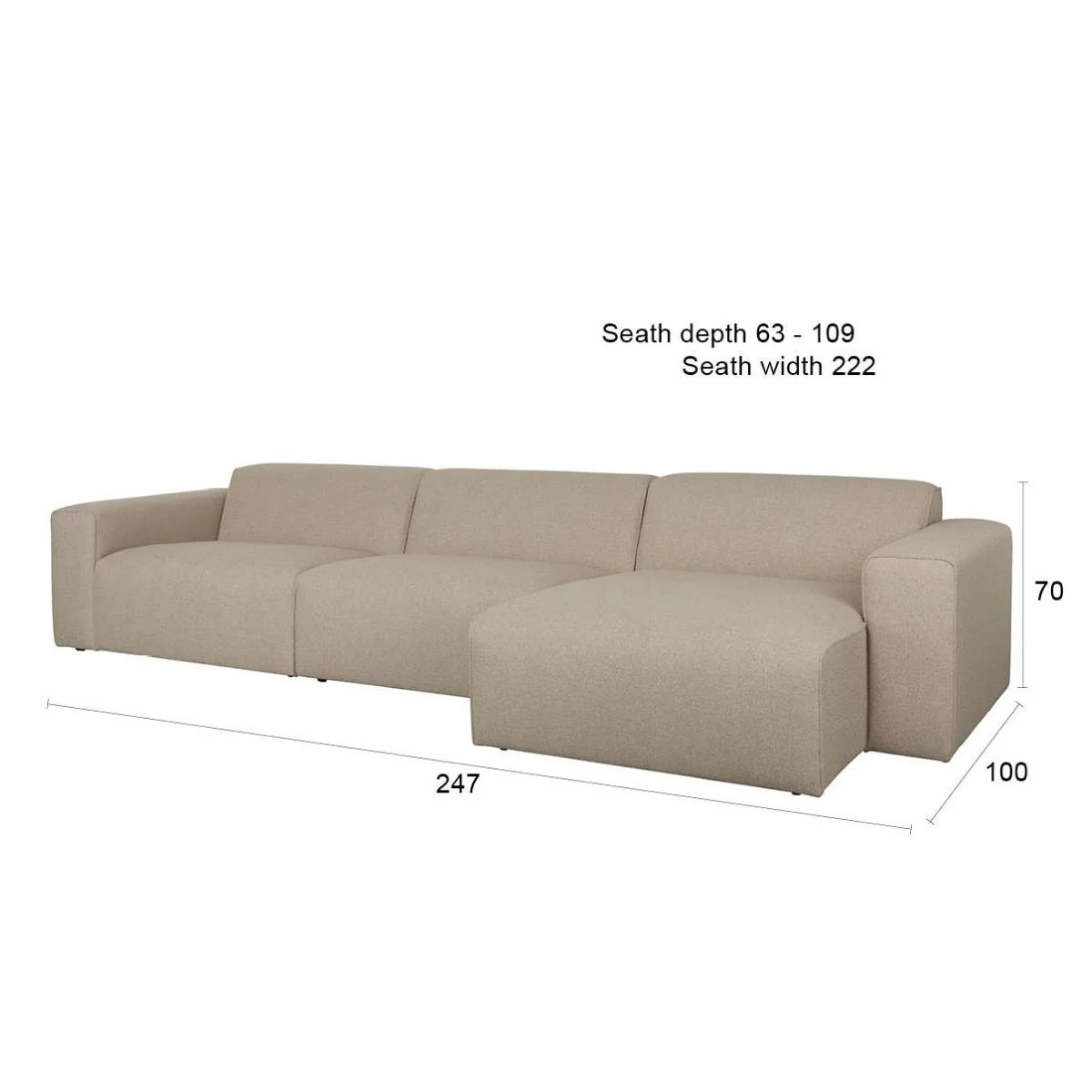 Zuiver Sofa Milka 3-Seater - Image 65