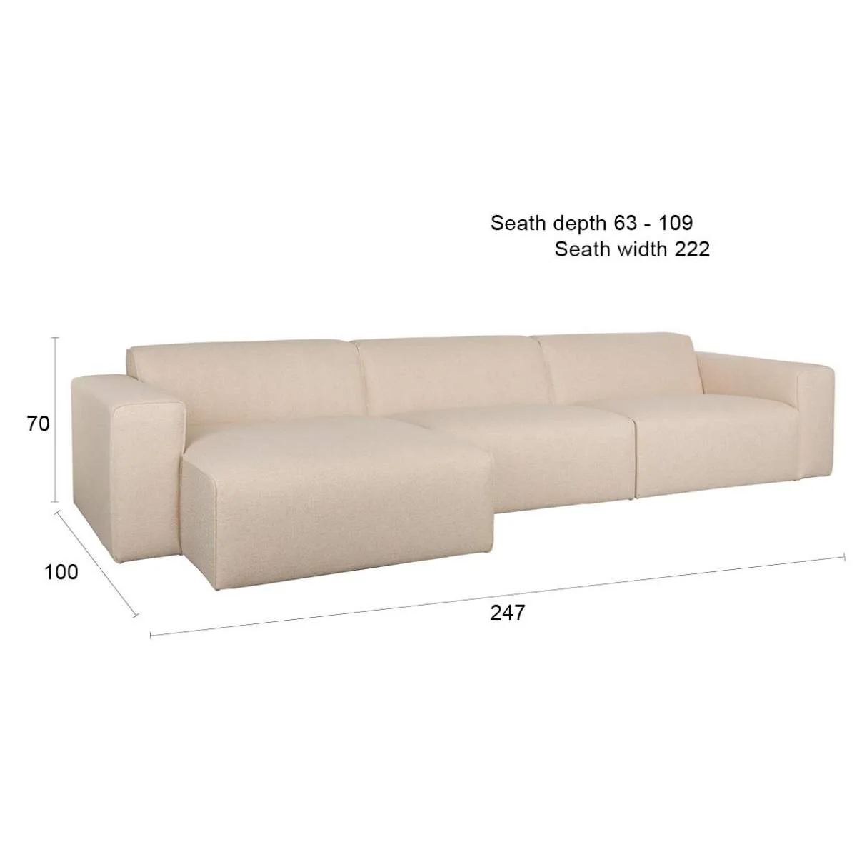Zuiver Sofa Milka 3-Seater - Image 76
