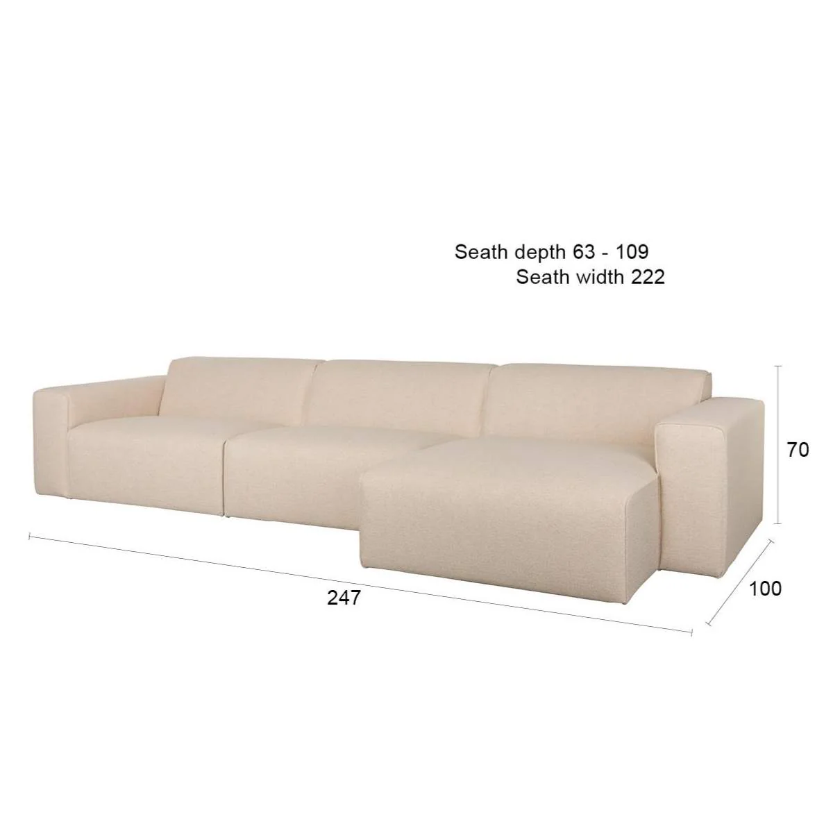 Zuiver Sofa Milka 3-Seater - Image 86