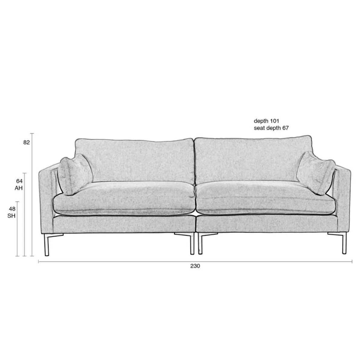 Zuiver Sofa Summer - Image 11