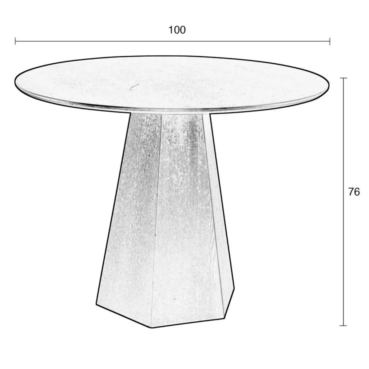 Zuiver Table Pilar Black - Image 5