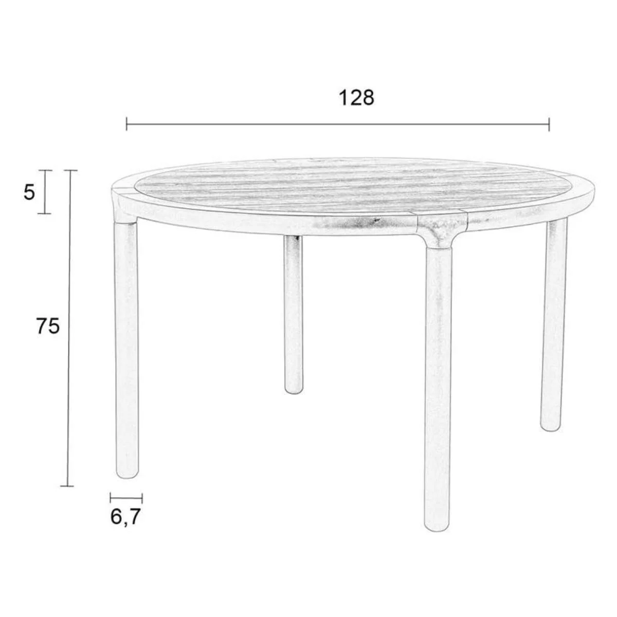 Zuiver Table Storm '128 Black - Image 8